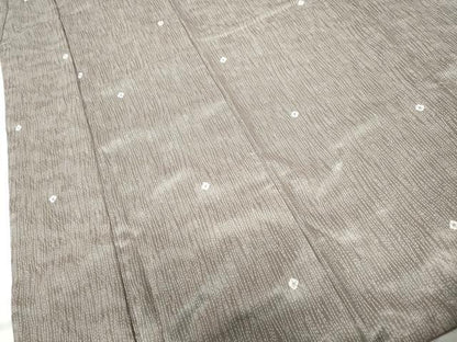 平和屋着物■小紋　霞斜縞文　洗える着物　DABE0880qa