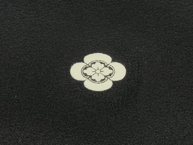 平和屋着物■豪華黒留袖 飛鶴風景花文 金彩 正絹 逸品 DABE0893qa