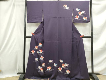 平和屋着物■訪問着 鴛鴦文 正絹 逸品 DABE0913qa