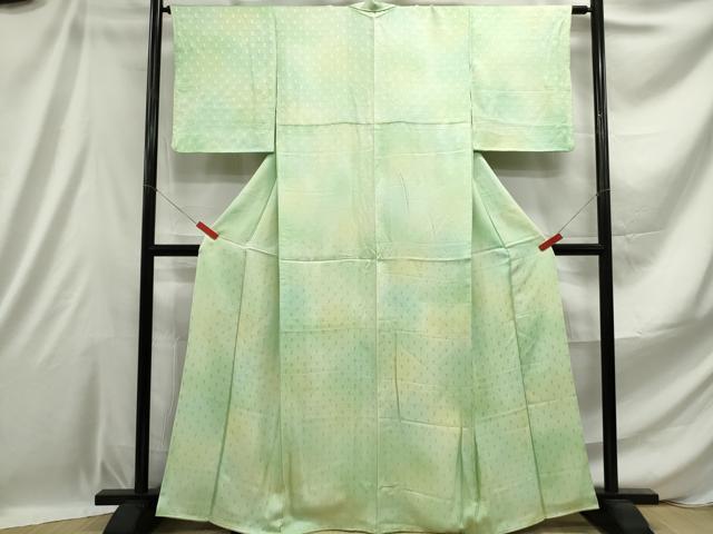 平和屋着物■上質な小紋 青海波文 暈し染め 正絹 逸品 DABE0915qa