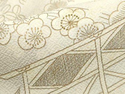平和屋着物■訪問着 風景文 松竹梅 金彩 正絹 逸品 DABE0918qa