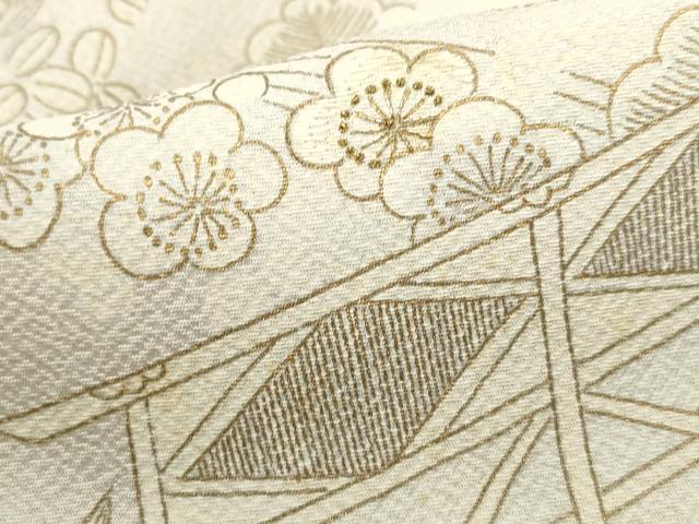 平和屋着物■訪問着 風景文 松竹梅 金彩 正絹 逸品 DABE0918qa