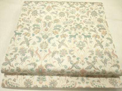 平和屋着物●織物一筋名門　織悦　全通柄　本袋帯　動物花文　金糸　正絹　逸品　DABE1014op