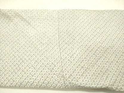 平和屋着物●名門　藤娘きぬたや・総絞り　創作　九寸名古屋帯　草花　正絹　逸品　DABE1043op