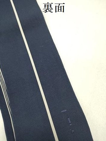 平和屋着物●男性　本場筑前博多織　角帯　献上　正絹　逸品　未使用　DABE1056op