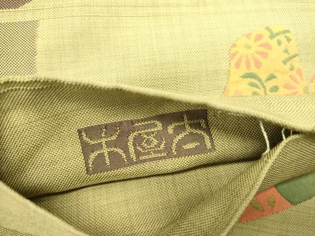 平和屋着物●名門木屋太　今河織物　六通柄京袋帯　枝花　正絹　逸品　DABE1068op