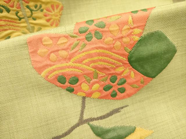平和屋着物●名門木屋太　今河織物　六通柄京袋帯　枝花　正絹　逸品　DABE1068op