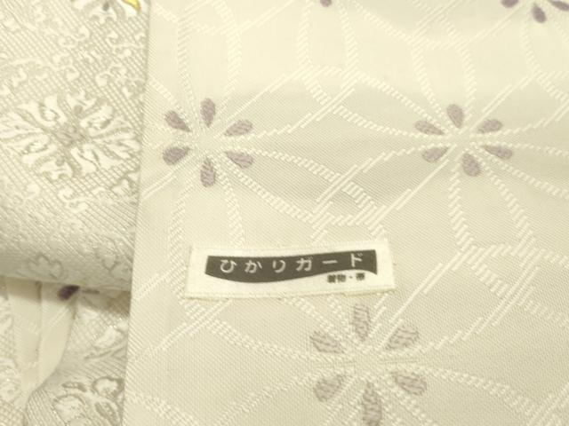平和屋着物●両面　全通柄袋帯　唐織　草花　金銀糸　正絹　逸品　DABE1087op