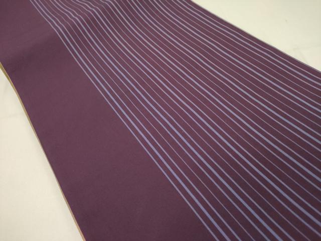 平和屋着物●両面　全通柄袋帯　紬地　間道　正絹　逸品　DABE1091op