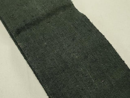 平和屋着物●男性　角帯　紬地　百入茶色　正絹　逸品　DABE1097op