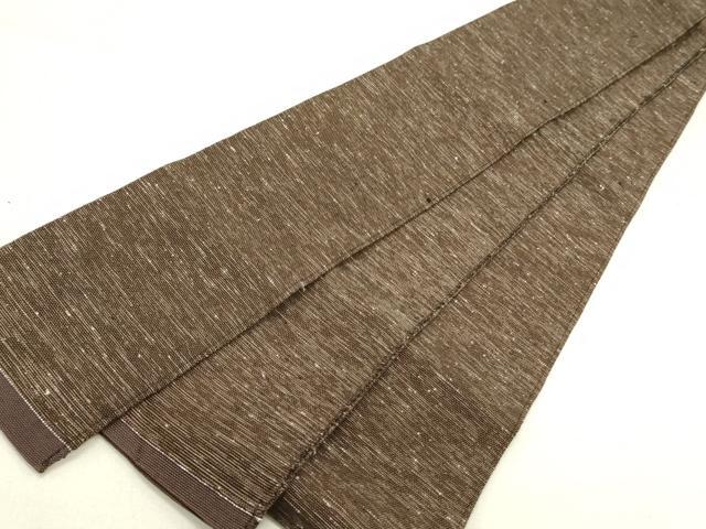 平和屋着物●男性　角帯　紬地　霞文　正絹　逸品　DABE1100op