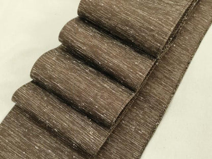 平和屋着物●男性　角帯　紬地　霞文　正絹　逸品　DABE1100op