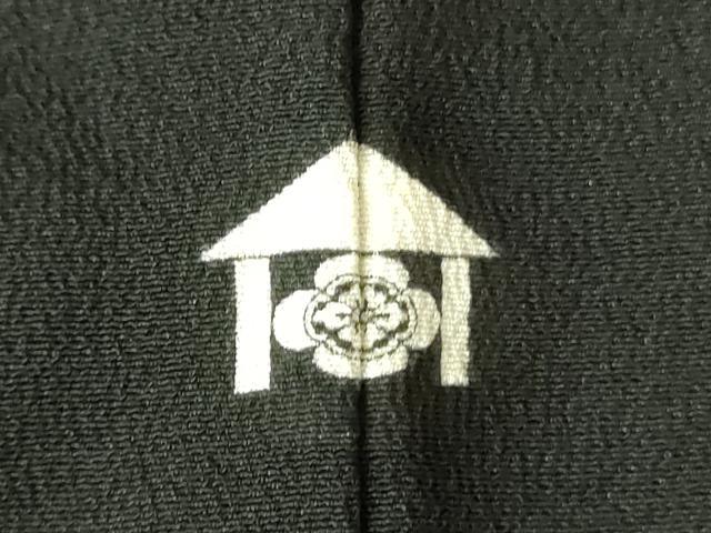 平和屋着物■豪華黒留袖　刺繍　飛鶴枝梅文　暈し染め　銀彩　正絹　逸品　DABE1119op