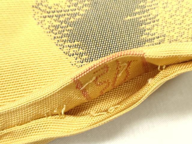 平和屋着物●桝屋高尾　六通柄　本袋帯　舞葉文　正絹　逸品　DABE1197op