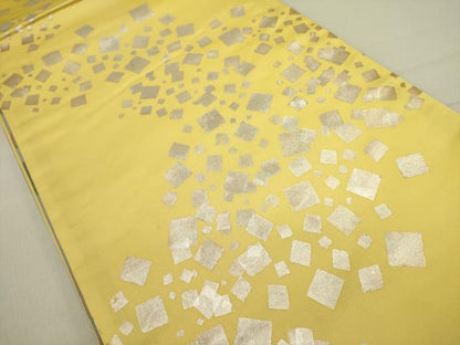 平和屋着物●両面　全通柄袋帯　箔散らし　金銀彩　正絹　逸品　DABE1218op