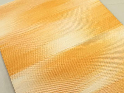 平和屋着物●京都の和装業の老舗一門　千切屋　爪掻き本綴れ　八寸名古屋帯　霞文　正絹　逸品　DABE1292op