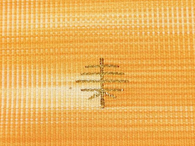 平和屋着物●京都の和装業の老舗一門　千切屋　爪掻き本綴れ　八寸名古屋帯　霞文　正絹　逸品　DABE1292op