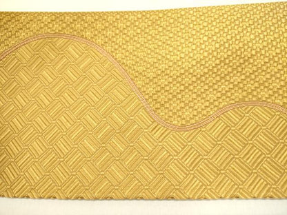 平和屋着物●本場筑前博多織　八寸名古屋帯　吉祥文　正絹　逸品　DABE1294op
