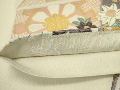 平和屋着物●六通柄袋帯　絢爛の美　金糸　正絹　逸品　DABE1356op