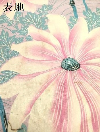 平和屋着物●アンティーク　大正ロマン　全通柄京袋帯　菊　正絹　逸品　DABE1370op