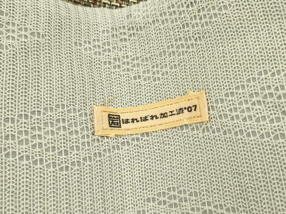 平和屋着物▽太鼓柄袋帯　スリーシーズン　春夏秋　組織　網目文　金糸　ますいわ屋扱い　正絹　逸品　DABE1377op