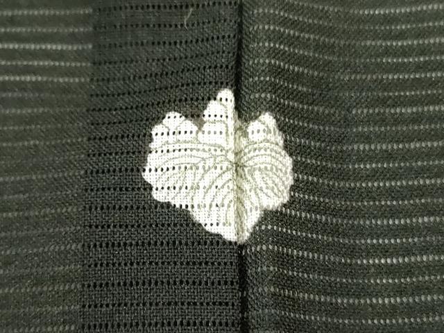 平和屋着物＊夏物 黒留袖 絽 刺繍 尾長鳥花文 金彩 洗える着物 DABE1384op