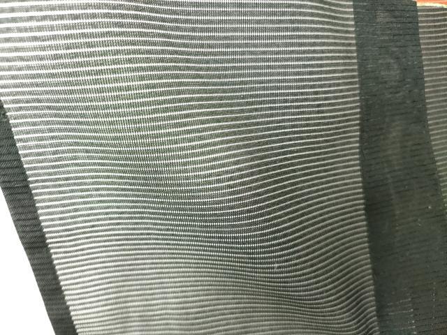 平和屋着物＊夏物　黒留袖　絽　飛鶴扇面花文　金彩　洗える着物　DABE1387op
