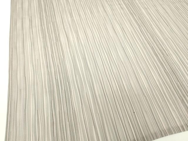 平和屋着物＊夏物 小紋 紗 縞 正絹 逸品 未使用 DABE1392op