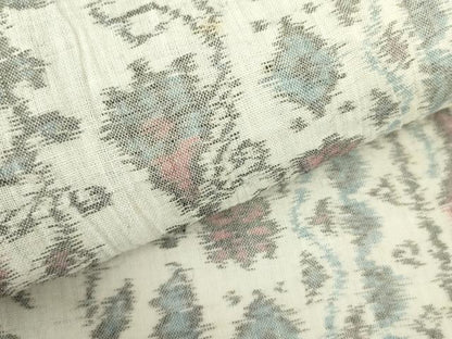 平和屋着物＊夏物 本場小千谷ちぢみ 花間道 麻 逸品 DABE1394op