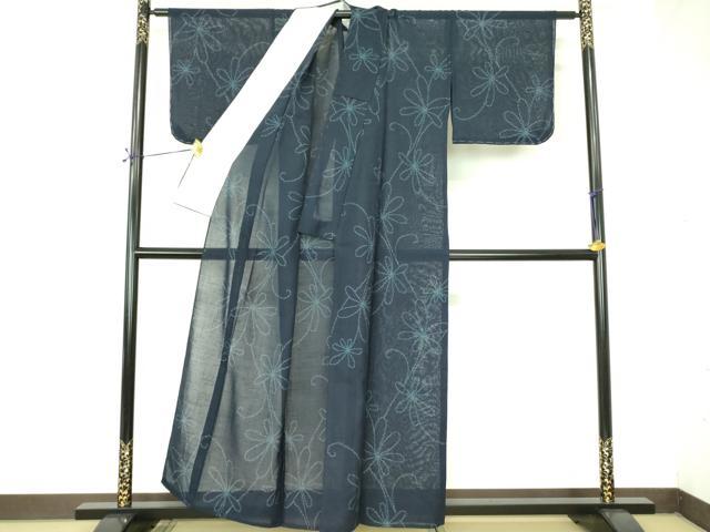 平和屋着物＊夏物 紗紬 舞花 正絹 逸品 未使用 DABE1395op