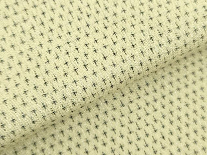 平和屋着物▽本塩沢　単衣　蚊絣　正絹　逸品　DABE1402op
