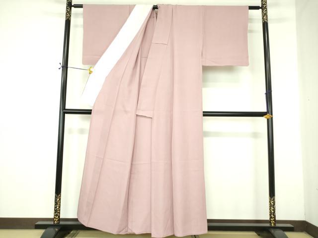 平和屋着物＊夏物　色無地　絽　石竹色　正絹　逸品　DABE1406op