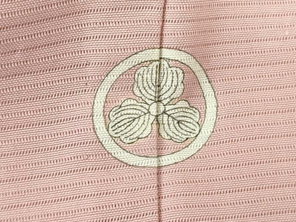 平和屋着物＊夏物　色無地　絽　石竹色　正絹　逸品　DABE1406op