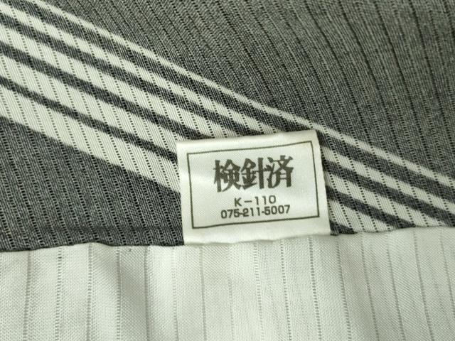 平和屋着物＊夏物 小紋 絽 トンボ 正絹 逸品 DABE1409op