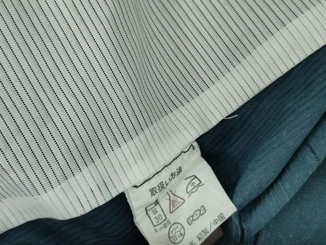 平和屋着物＊夏物 小紋 縦絽 舞花 洗える着物 DABE1419op