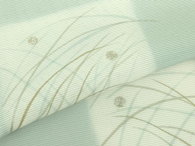 平和屋着物＊夏物 訪問着 絽 駒刺繍 色紙芝文 正絹 逸品 未使用 DABE1421op