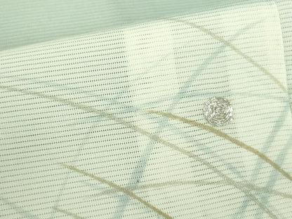 平和屋着物＊夏物 訪問着 絽 駒刺繍 色紙芝文 正絹 逸品 未使用 DABE1421op