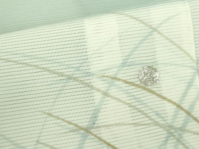 平和屋着物＊夏物 訪問着 絽 駒刺繍 色紙芝文 正絹 逸品 未使用 DABE1421op