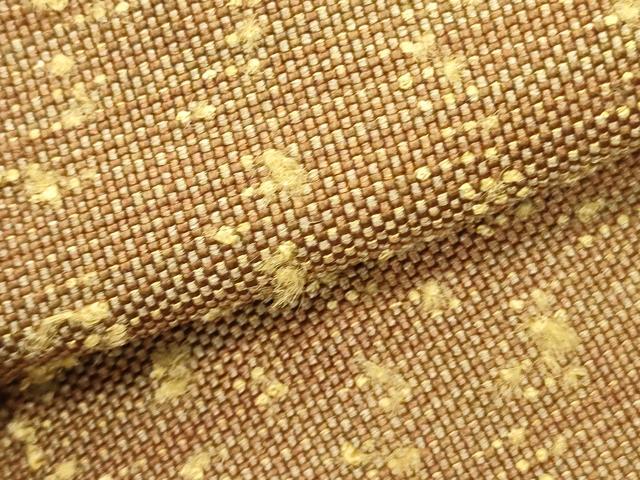 平和屋着物●男性　角帯　作家物　紬地　霞文　共箱付き　正絹　逸品　DABE1434op