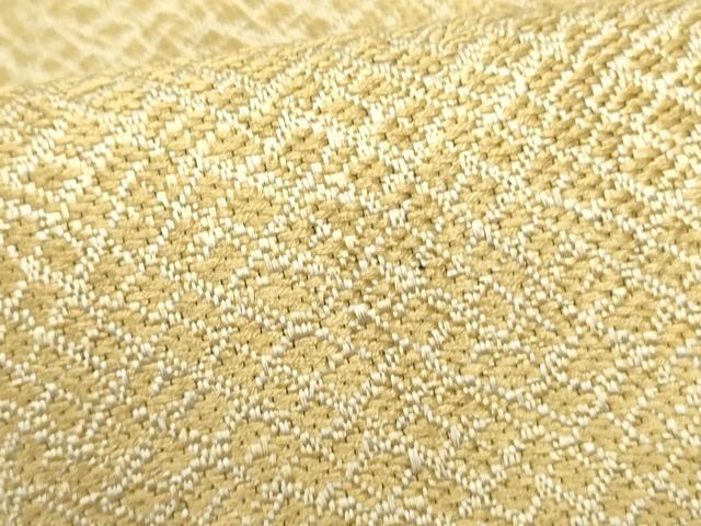 平和屋着物●男性　本場筑前博多織　角帯　網目文様　正絹　逸品　DABE1447op