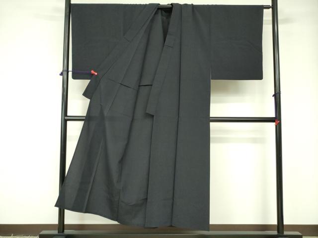 平和屋着物▽男性　紬　単衣　霞文　正絹　逸品　DABE1465op