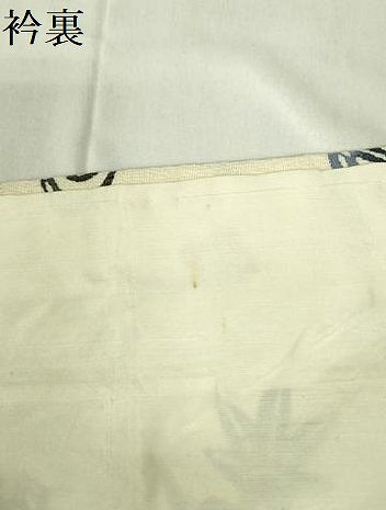 平和屋着物▽上質な小紋　単衣　型染　流水花文　正絹　逸品　DABE1473op