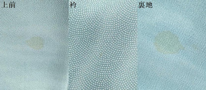 平和屋着物▽江戸小紋　単衣　鮫小紋柄　暈し染め　正絹　逸品　DABE1476op