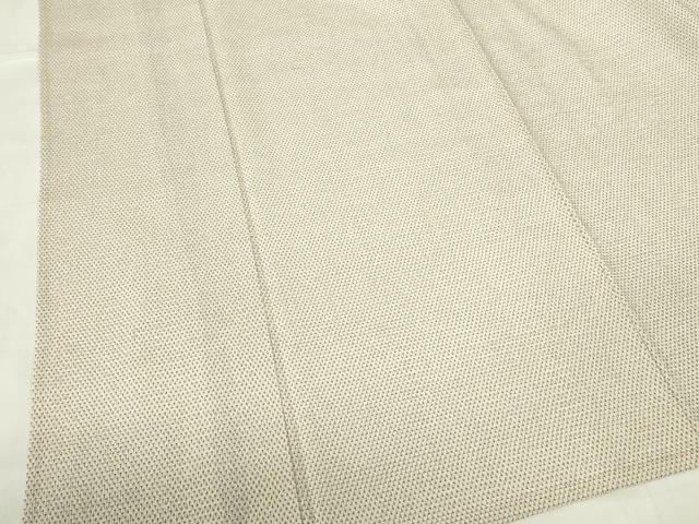平和屋着物▽本塩沢　単衣　蚊絣　正絹　逸品　DABE1477op
