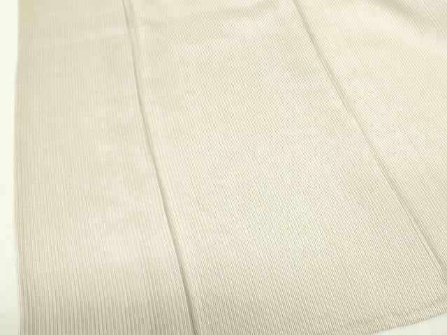 平和屋着物▽柳茶お召　単衣　間道　証紙付き　正絹　逸品　DABE1478op