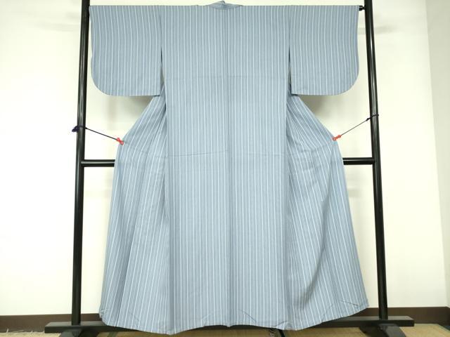平和屋着物▽上質な小紋 単衣 間道 正絹 逸品 DABE1489op