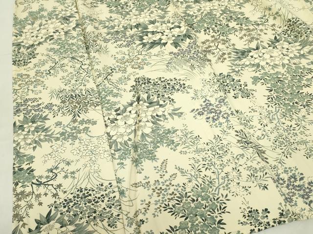 平和屋着物▽上質な小紋　単衣　芝花文　正絹　逸品　DABE1495op 平和屋着物▽上質な小紋 単衣 芝花文 正絹 逸品 DABE1495op - メルカリ