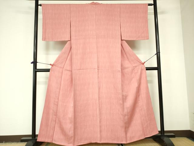 平和屋着物▽上質な小紋 単衣 立涌文 正絹 逸品 DABE1498op