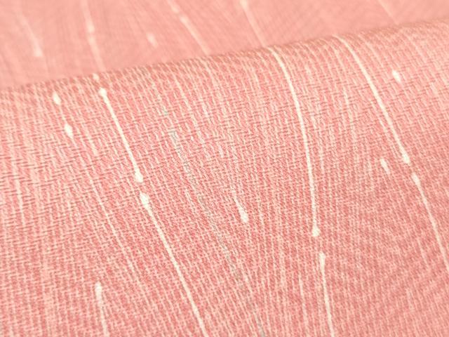 平和屋着物▽上質な小紋　単衣　立涌文　正絹　逸品　DABE1498op