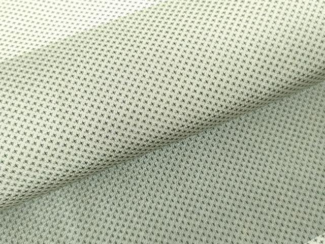 平和屋着物▽上質な紬　単衣　横段文　正絹　逸品　DABE1509op